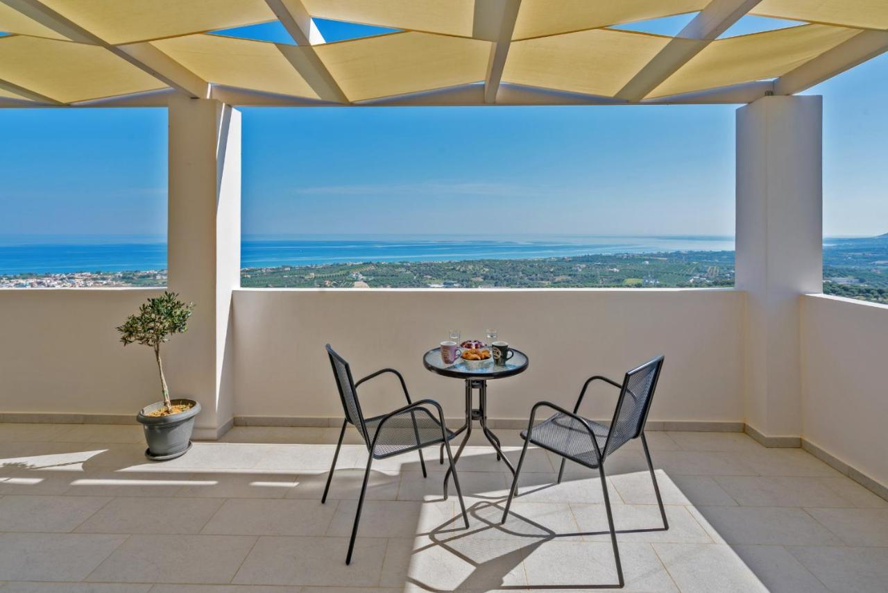 Alkistis Villa With Amazing Sea View Maroulás Dış mekan fotoğraf