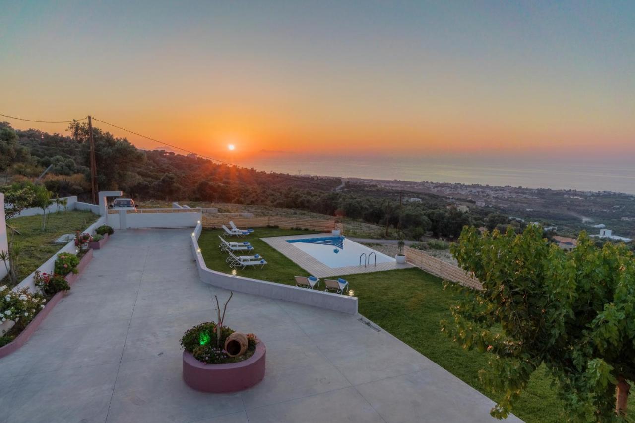 Alkistis Villa With Amazing Sea View Maroulás Dış mekan fotoğraf