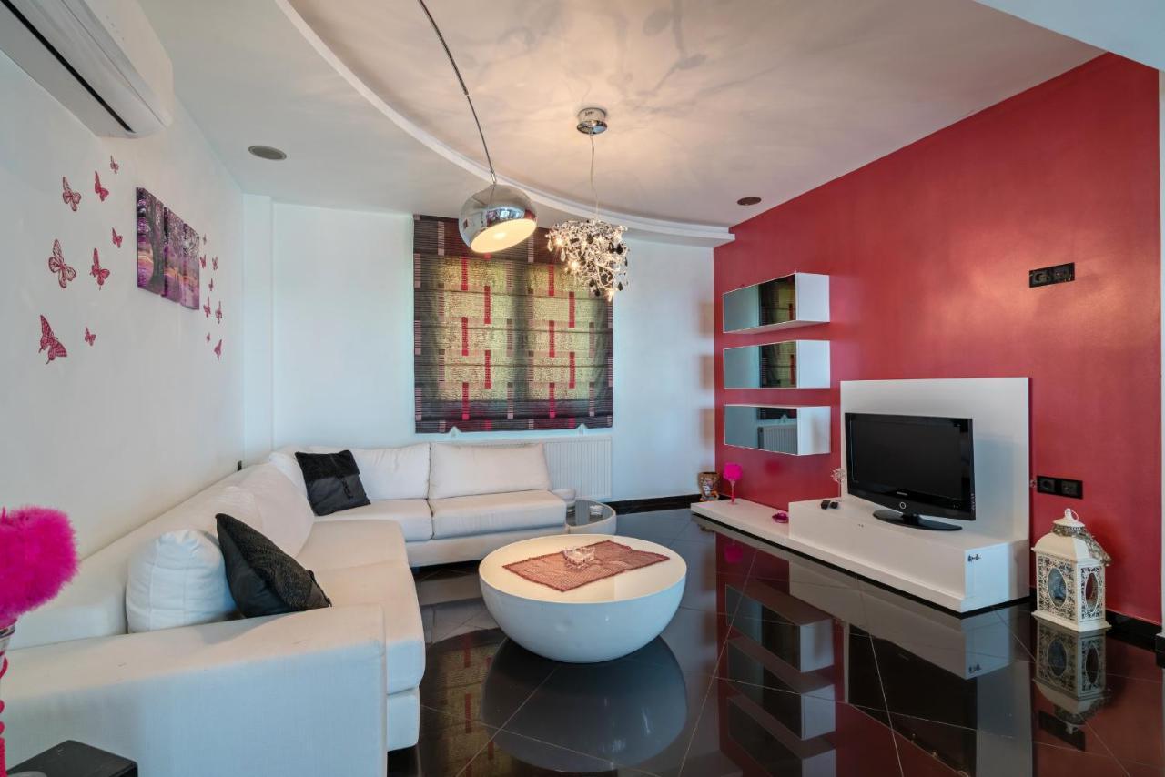 Alkistis Villa With Amazing Sea View Maroulás Dış mekan fotoğraf