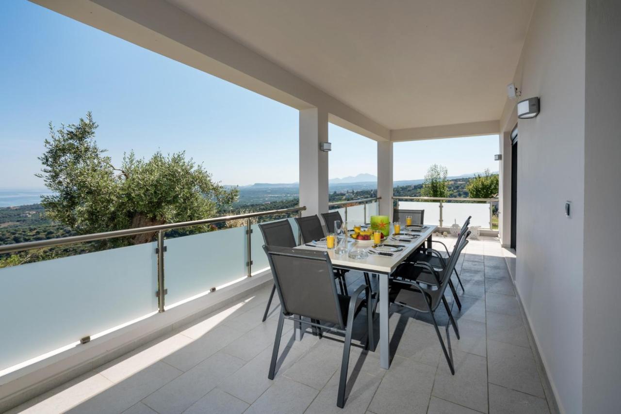 Alkistis Villa With Amazing Sea View Maroulás Dış mekan fotoğraf