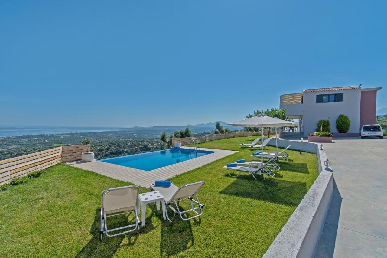 Alkistis Villa With Amazing Sea View Maroulás Dış mekan fotoğraf