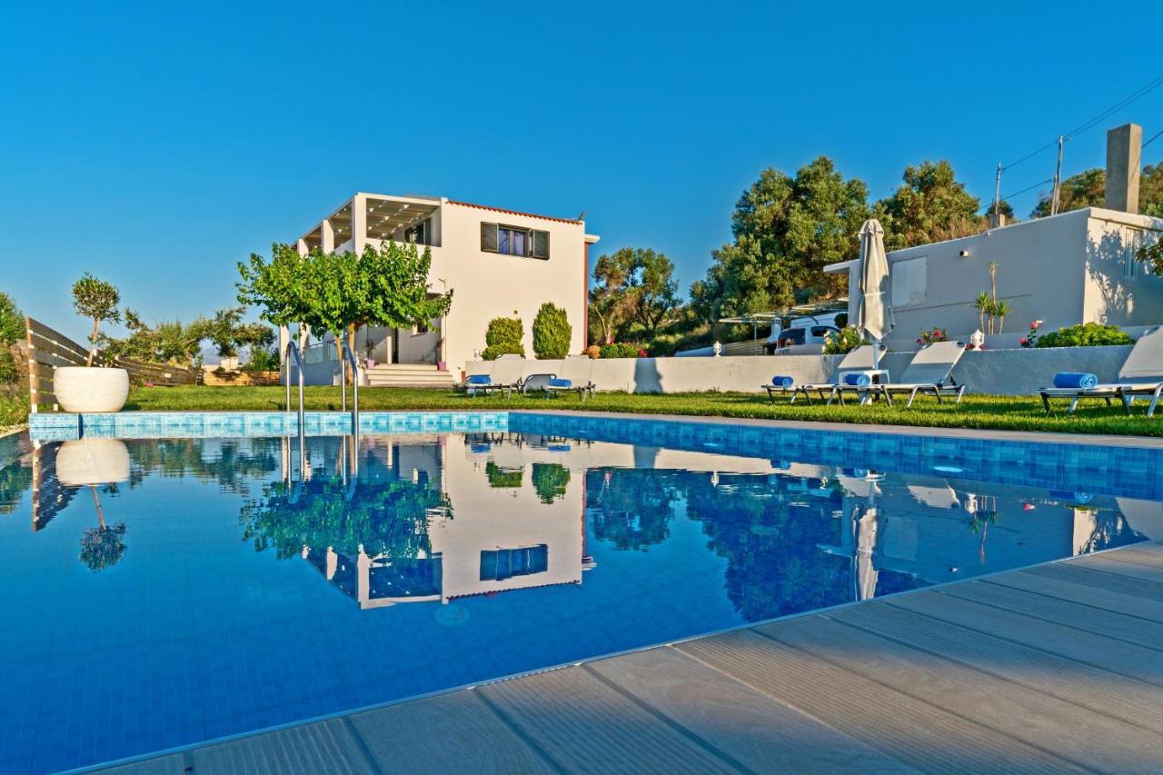 Alkistis Villa With Amazing Sea View Maroulás Dış mekan fotoğraf