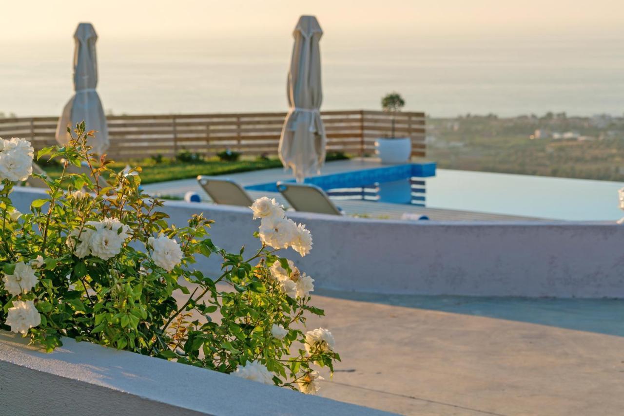 Alkistis Villa With Amazing Sea View Maroulás Dış mekan fotoğraf