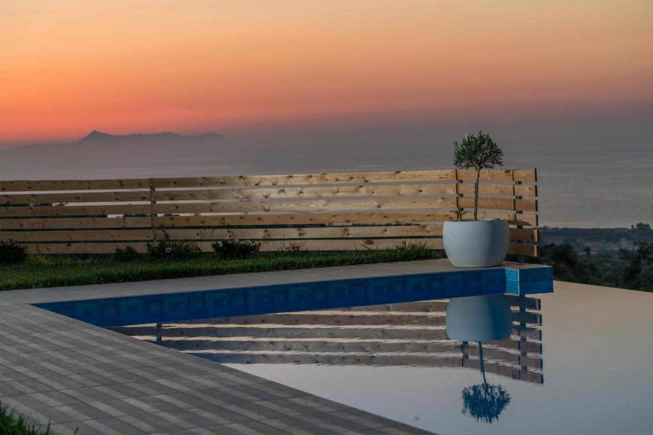 Alkistis Villa With Amazing Sea View Maroulás Dış mekan fotoğraf