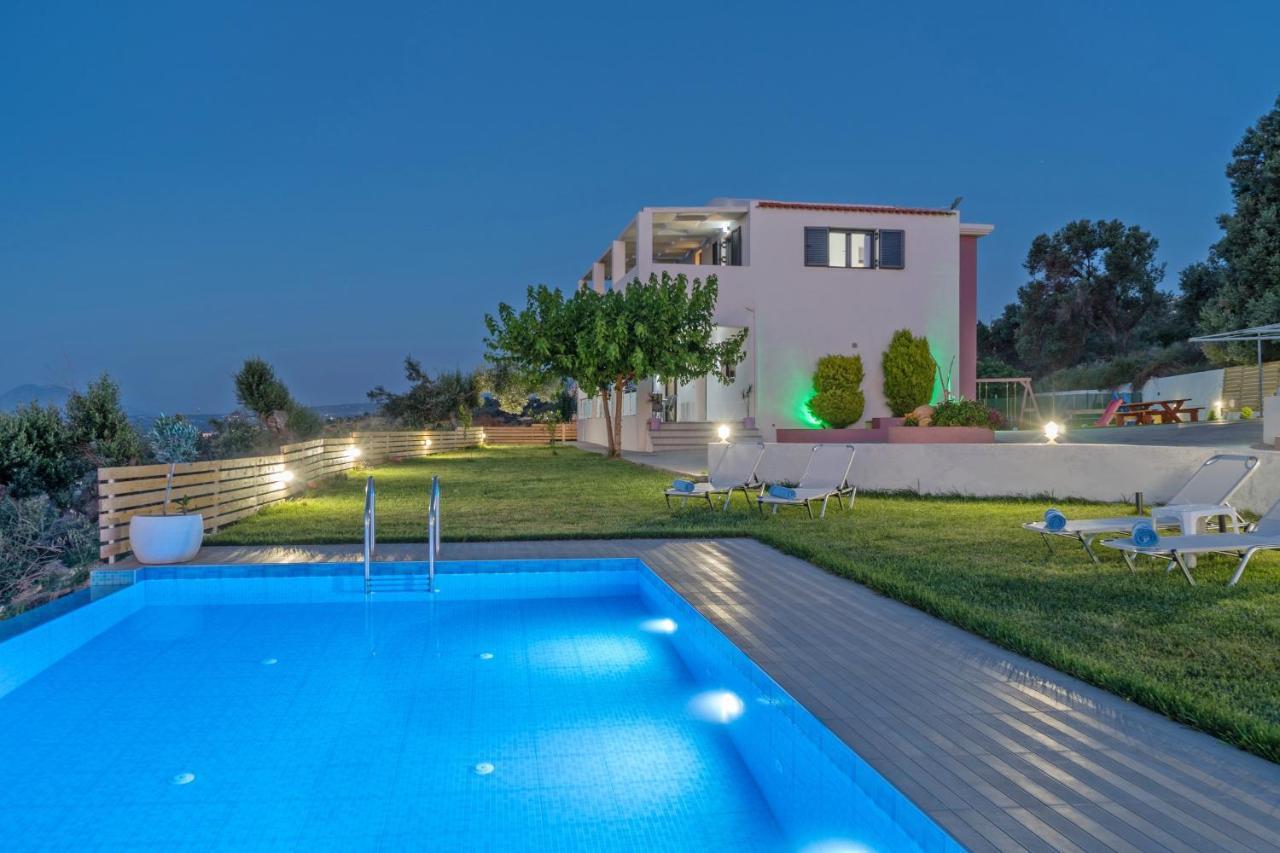 Alkistis Villa With Amazing Sea View Maroulás Dış mekan fotoğraf