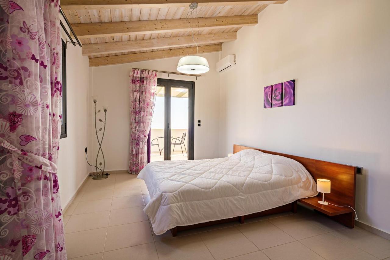Alkistis Villa With Amazing Sea View Maroulás Dış mekan fotoğraf