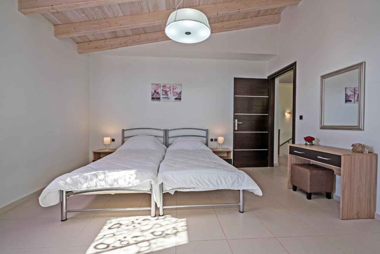 Alkistis Villa With Amazing Sea View Maroulás Dış mekan fotoğraf