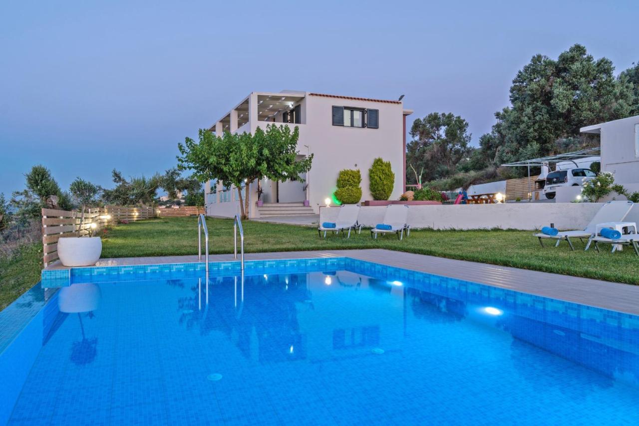 Alkistis Villa With Amazing Sea View Maroulás Dış mekan fotoğraf